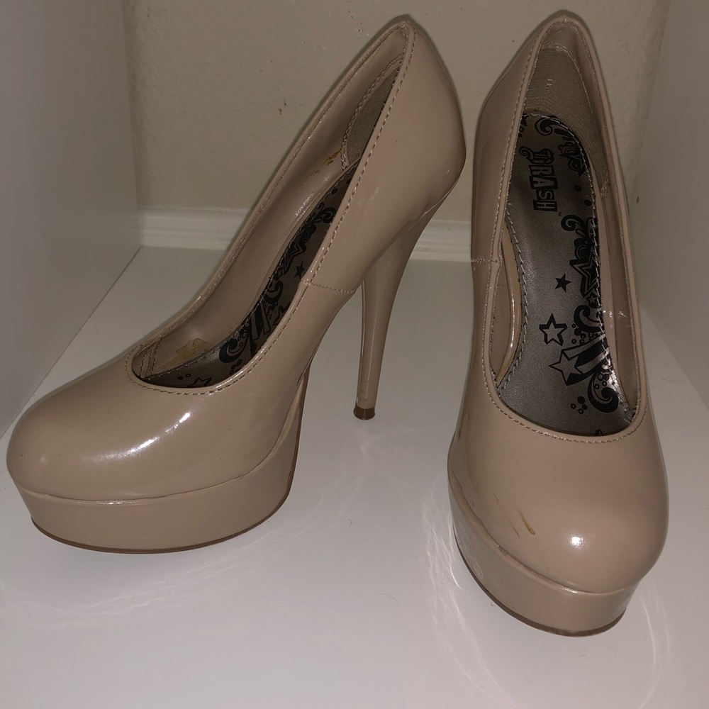 Nude Platform Heels
